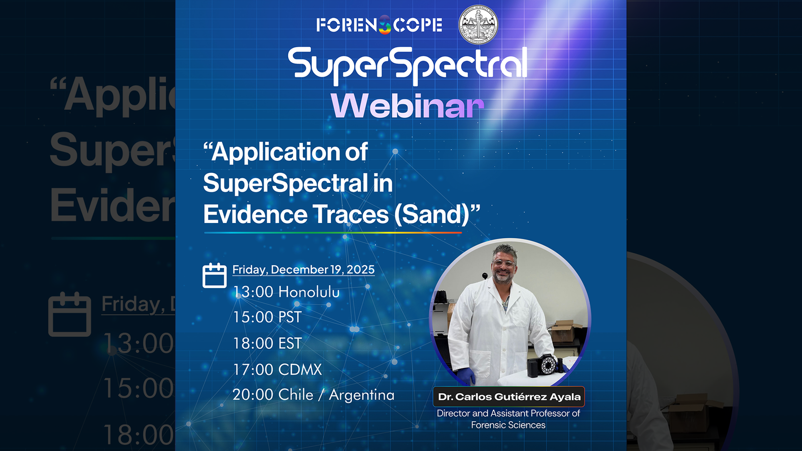 Carlos Gutierrez Webinar ForenScope