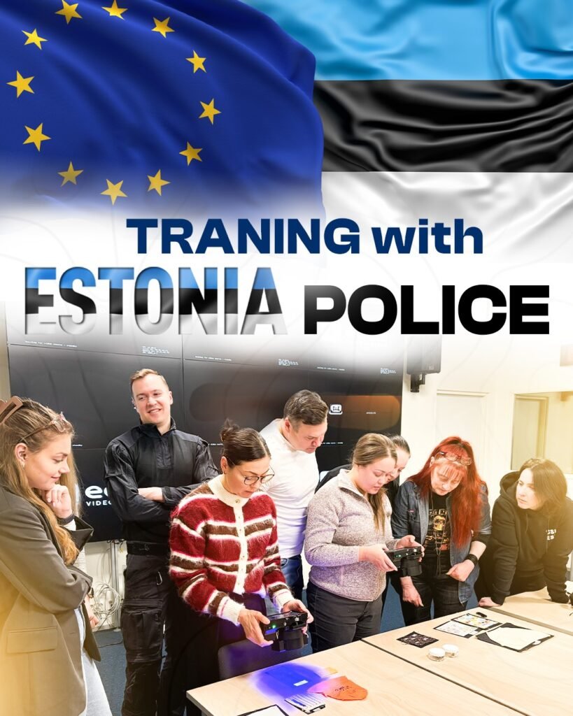 SuperSpectral Training with Estonian Police and Border Guard Board – North Prefecture Crime Bureau, Crime Scene Investigation Division