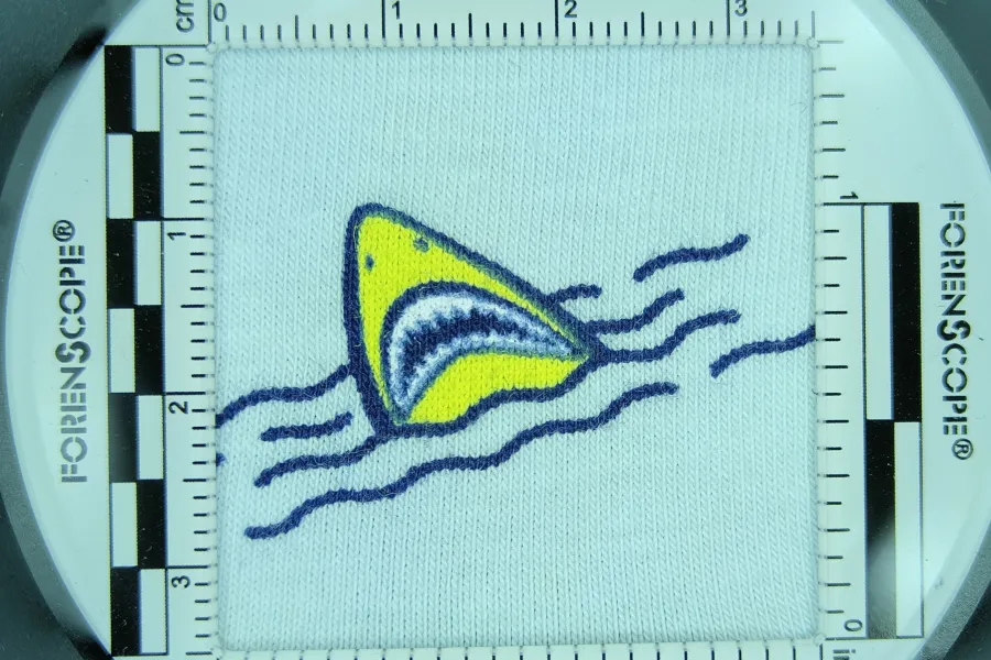 urine on fabric visible image with csi pro 3