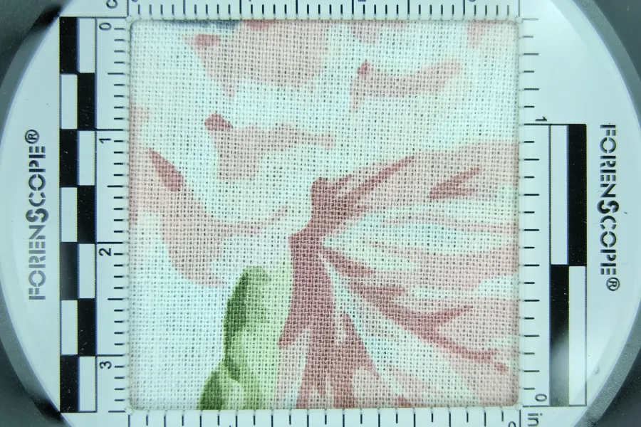 urine visible image on fabric with csi pro 3
