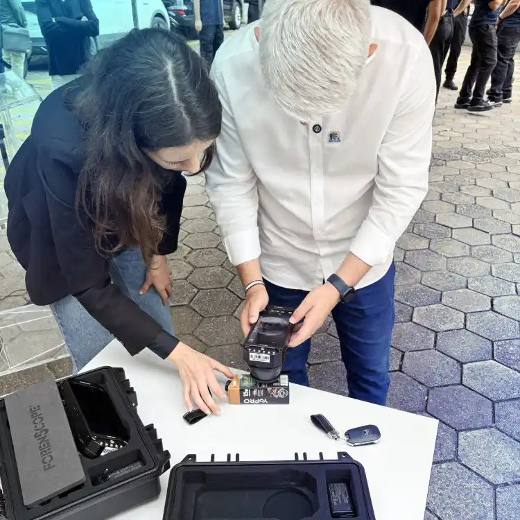 ForenScope CSI Smartphone Santa Catarina Bilimsel Polisi olay yeri incelemesi