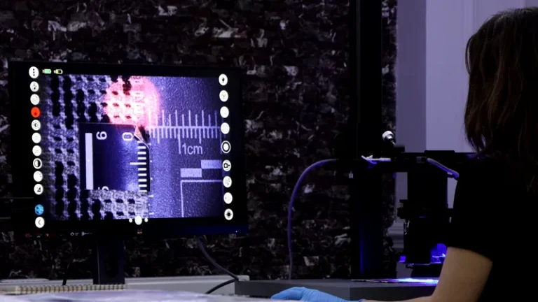 ForenScope adli görüntüleme sisteminde cihaz üzerinde görüntü işleme ve bilgisayarlı görü ile gerçek zamanlı görüntü analizi