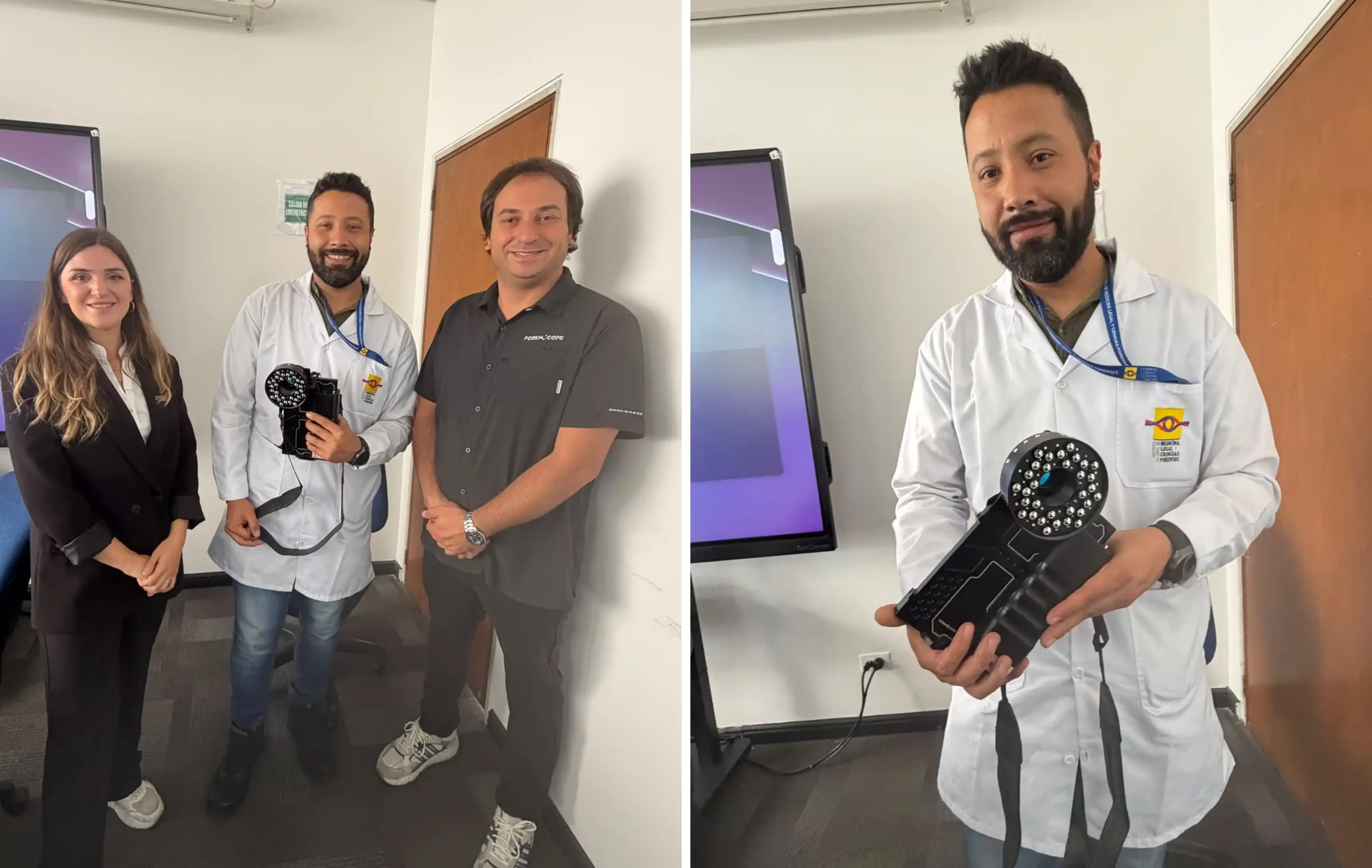 ForenScope MultiSpectral Tablet still in use after seven years at the Institute of Forensic Medicine in Colombia.